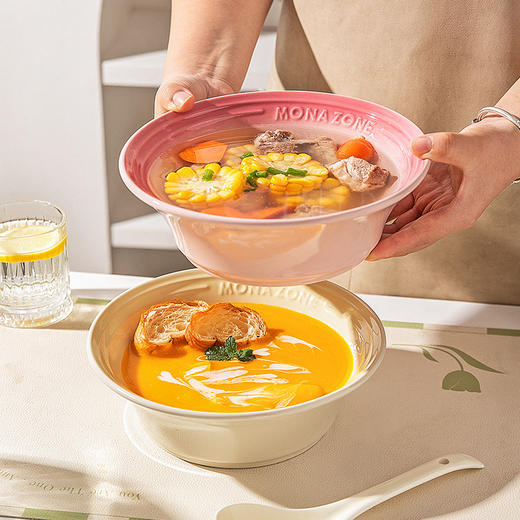 摩登主妇monazone釉下彩汤碗大号汤盆家用碗餐具泡面碗酸菜鱼大碗 商品图0