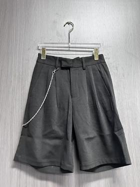 KM8068简约百搭链条短裤