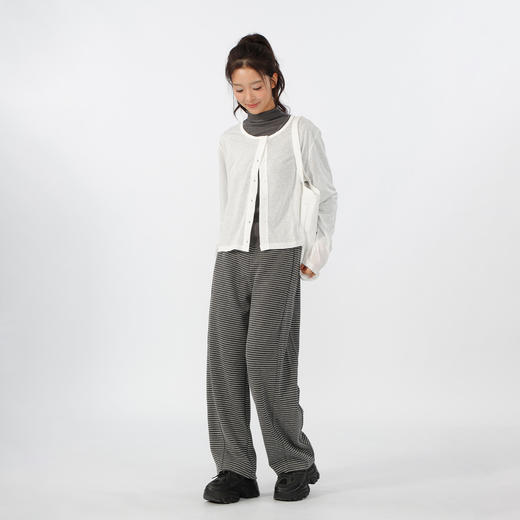 基本款条纹弯刀裤-纪念日百货门店同款166543460 商品图3