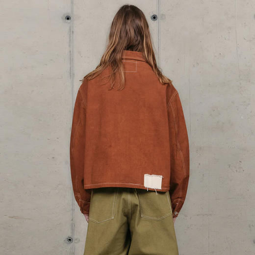 Story mfg STATION JACKET 男女款天然染色工装夹克外套 商品图3