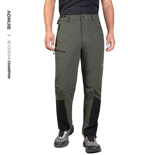 奥尼捷户外运动长裤耐磨防泼水透气户外登山徒步长裤日常通勤运动裤FM5238 商品图4