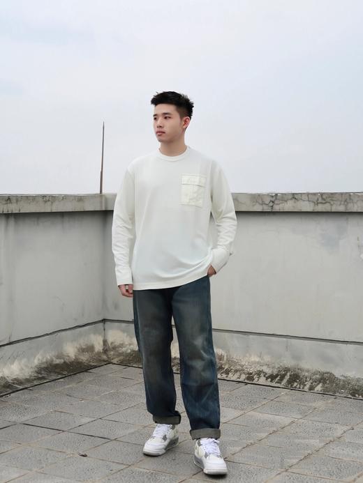 佐丹奴男装25年商场同款弹力保型长袖T恤01025254 商品图1