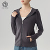 跃牌【砂洗空气层系列】女砂洗全拉链帽衫W11M3 商品缩略图4