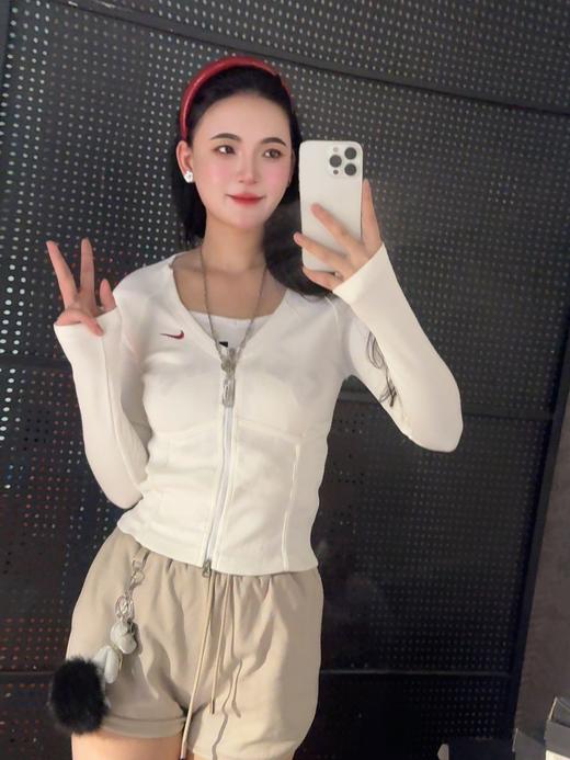 N&K休闲开衫短款修身鱼骨衣（粉色蕾姐上身M） 商品图7