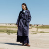 绽放550朵/经典复古宽松翻领连袖松弛感单排扣长款风衣女秋冬新款 商品缩略图1
