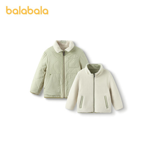 【premium】巴拉巴拉高端线冬季棉服男童两面可穿休闲保暖外套潮 商品图0