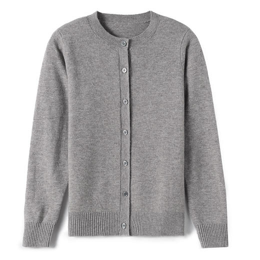 OSL 2205圆领开衫基础打底软糯亲肤针织毛衣 商品图4