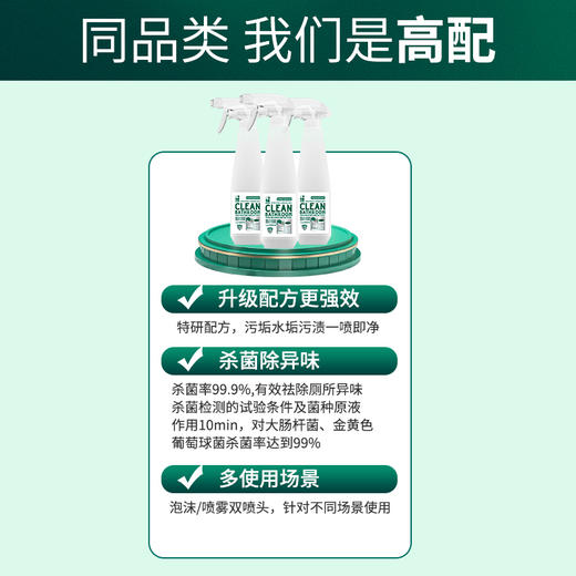 白倍极3瓶浴室清洁剂 商品图4