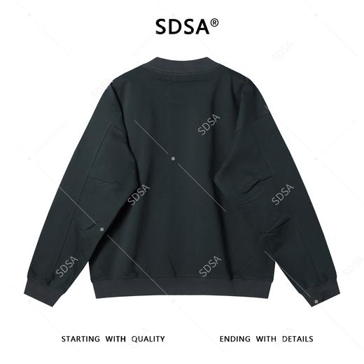D902SDSA男士秋冬新款痞帅男装美式简约纯色圆领卫衣百搭时尚套头上衣 商品图5