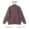 SDSA男士秋冬新款痞帅男装潮牌潮牌字母立领拉链针织衫时尚毛衣 商品缩略图5