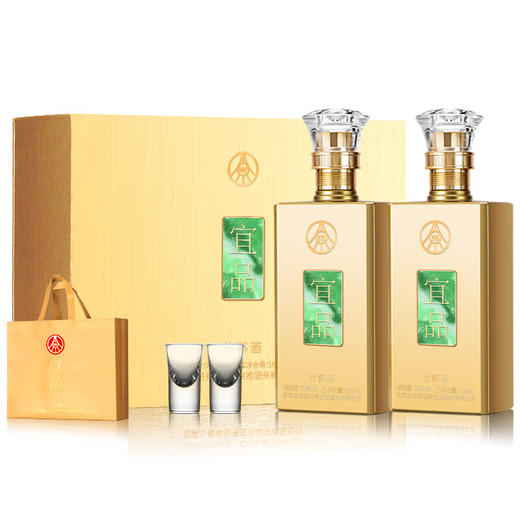 五粮液 岁月鎏金 金镶玉纪念酒 （双瓶礼盒装） 商品图6