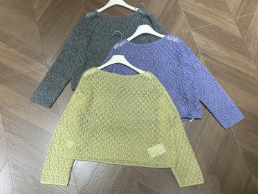 【门店同款】ENJOY秋季“光阴序语”圆领镂空针织上衣 165804171