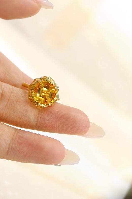 4.62ct黄水晶戒指 商品图2