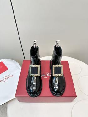 RV 经典方扣切尔西短靴 （ZX*DBG）