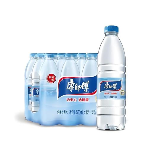 【饮用水】康师傅饮用水550ml/瓶*12入 商品图0