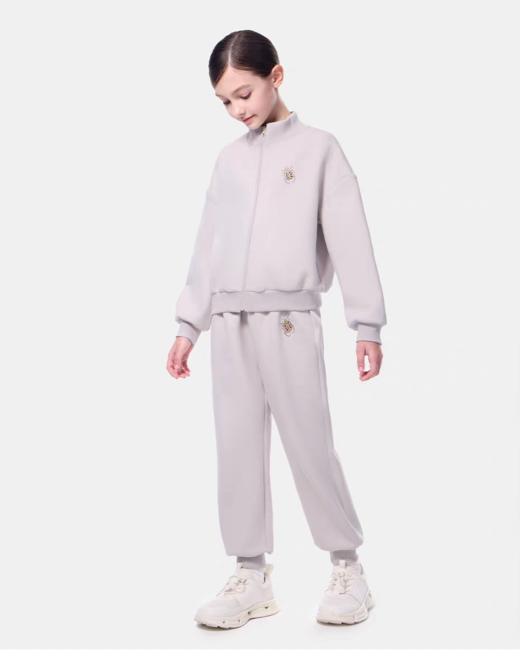 【春上新】8楼LYNN&MILO 琳麦罗女童2025春秋新款亲子休闲外套 套装可两件套上衣长裤裤子 商品图2