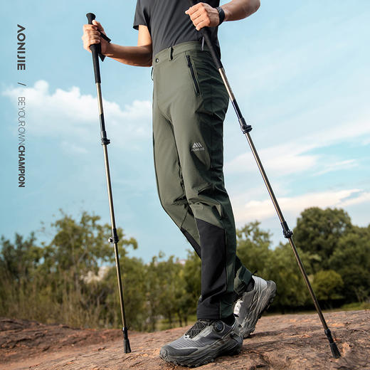 奥尼捷户外运动长裤耐磨防泼水透气户外登山徒步长裤日常通勤运动裤FM5238 商品图1