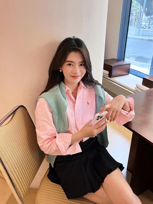 【25春始马标高线衬衫（明星同款）】ME2035 商品图5