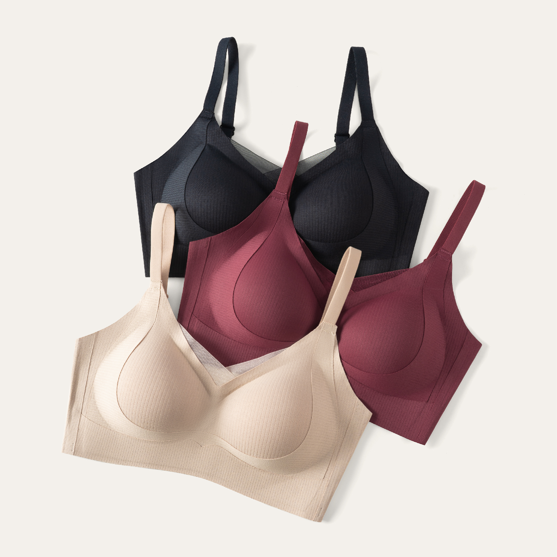 连绵·暖意罗纹女士文胸2603（A-C）