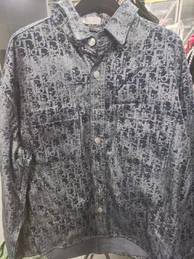 印花做旧复古外套