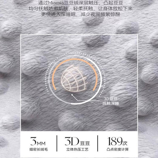 Domiamia 成人薄夹棉盖毯 适宜15-20℃ 商品图1