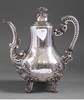 独角鹿西洋古董 19世纪法国出品路易十五风格古典花叶主题纯银精雕下午茶套件 商品缩略图1