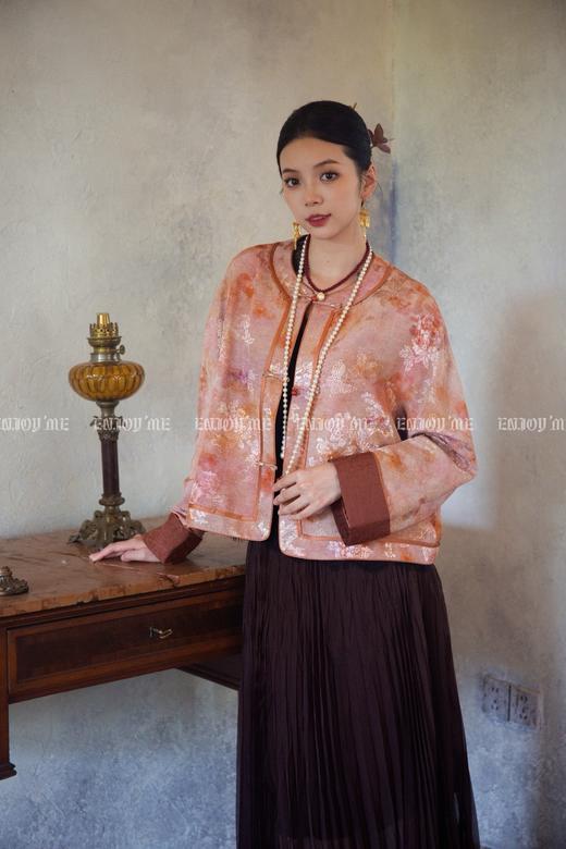 【门店同款】ENJOY秋季云敛-东方画笔绣线花外套 164843291 商品图0