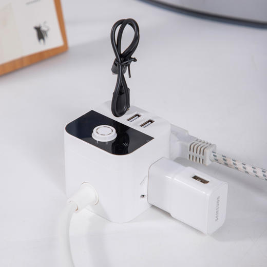 热卖！【华为生态合作伙伴】Only&Home魔方插座 4面充电  USB插座 小巧便携 桌面整洁必备  KL-MF01 商品图7