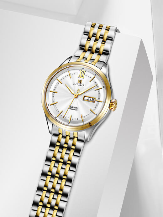 依波(EBOHR)大师系列官方正品防水男士自动机械表手表腕表5071 商品图1