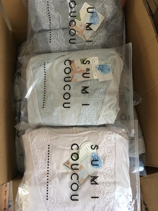 轻暖三件套！秋冬天鹅袍睡衣三件套 睡裙+裤子+外袍性感带胸垫睡袍家居服法式蕾丝秋冬季 商品图7