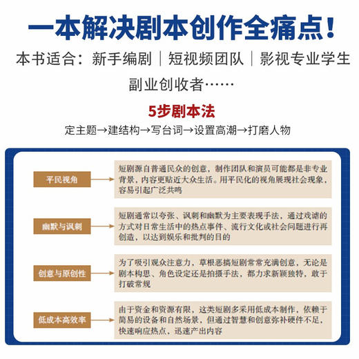 爆款短剧与微电影创作:118个编剧构思与剧本创意技巧(AI赋能版) 商品图4