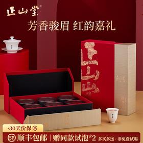 正山堂 简雅嘉颂骏眉红礼盒 正山小种红茶高端礼盒180g