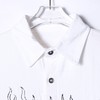 J9821SDSA男士秋冬新款痞帅男装潮牌火焰印花长袖衬衫百搭高街痞帅衬衣 商品缩略图3