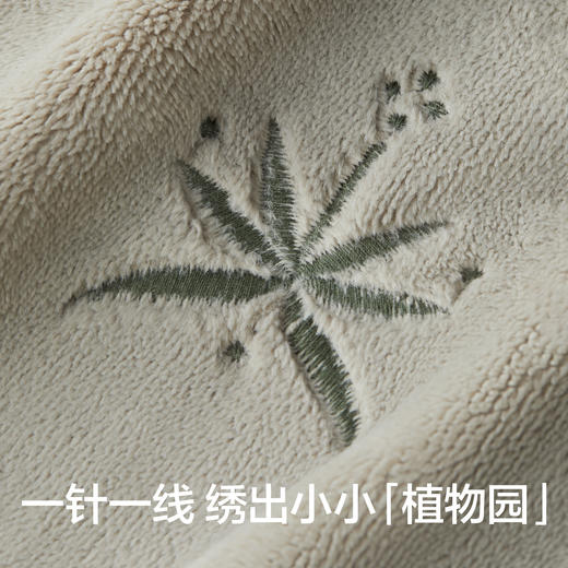 【新品上新】有棵树法兰绒软糯舒适秋冬新款情侣家居服套装-S1084 商品图1