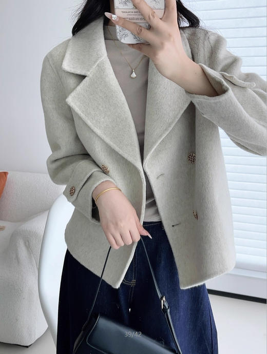 100%羊毛双面羊毛西装外套 商品图6