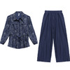 YJ25A15气质时尚套装女秋季新款2025年洋气优雅女装上衣裤子潮流两件套 商品缩略图4