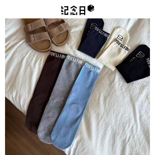 潮流-学院字母袜-纪念日百货门店同款165643565 商品图5