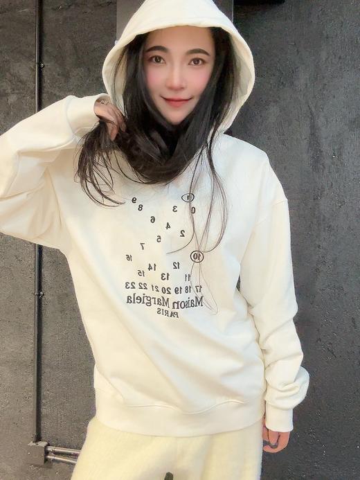 马家印花图案舒适长袖卫衣 商品图4