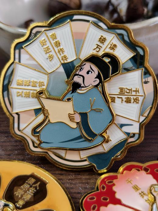 【千古风流】冰箱贴礼盒，原创李白、杜甫、苏东坡三款冰箱贴 商品图11