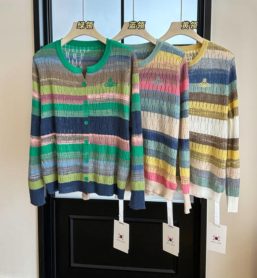 土星彩色针织衫开衫091 商品图6