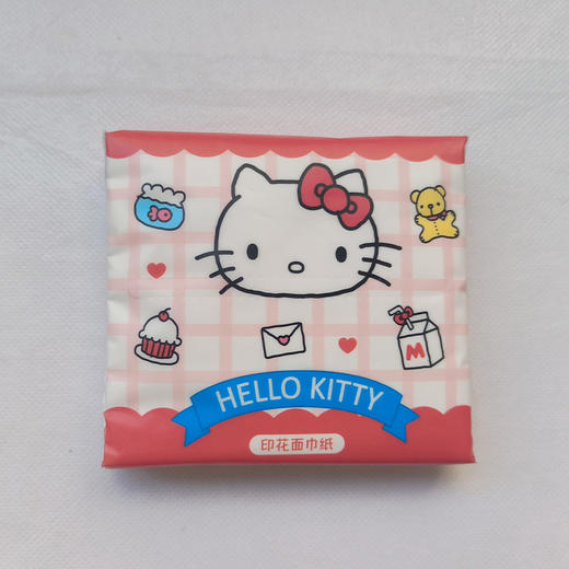 红色KT印花面巾纸40抽/包-纪念日百货门店同款165799973 商品图4