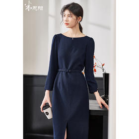 剩S/M/L 米思阳2026春季新品【法式茶歇裙】春季气质优雅开叉设计连衣裙女3931