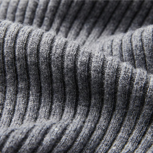 PURE TOUCH女装 25秋冬新款羊毛混纺针织开衫高领拉链毛针织外套 商品图2