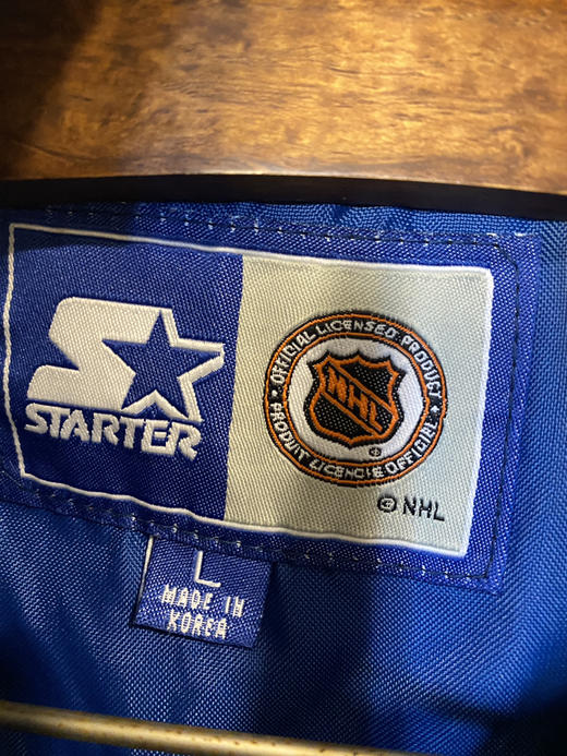90年代 Vintage STARTER NHL 美国国家冰球联盟 韩国制 运动罩衫_SLSS(L) 商品图2
