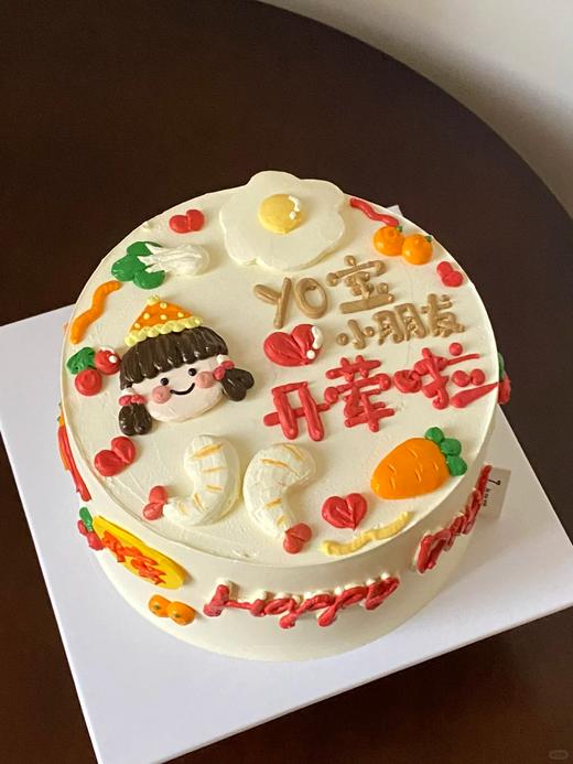 多款式~开荤啦！卡通蛋糕-低糖处理无添加 商品图2