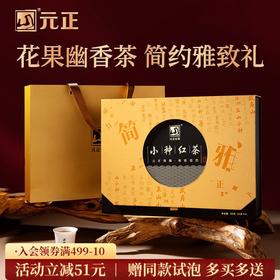 元正 简雅礼盒装300g 特级武夷山小种红茶礼盒装茶叶送礼长辈