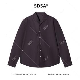 OAS931SDSA男士秋冬新款痞帅男装复古撞色竖纹长袖衬衫百搭商务时尚衬衣