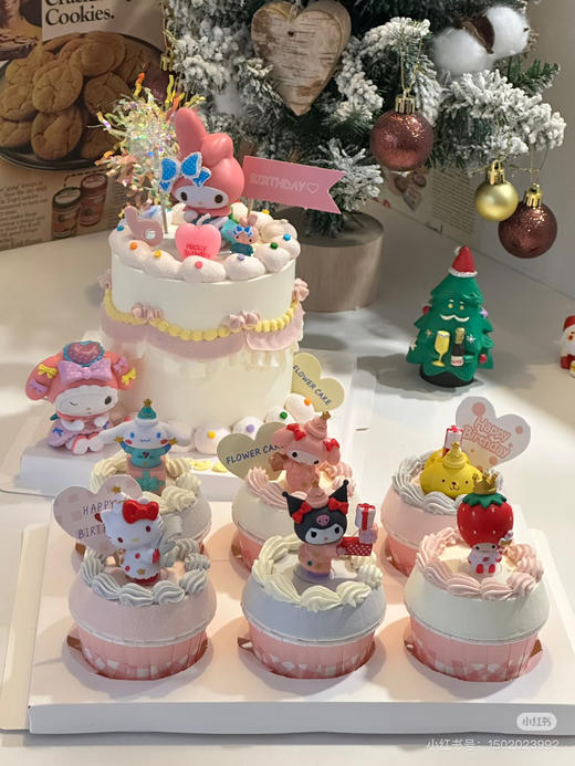 定制6个三丽鸥纸杯蛋糕 商品图1