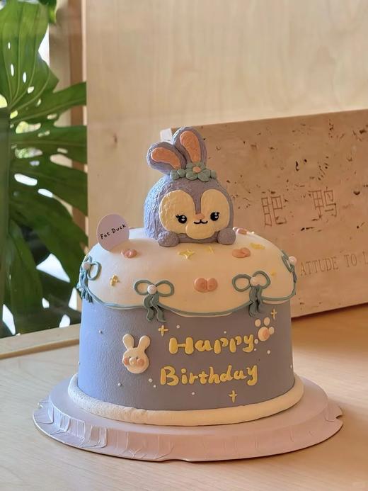 手绘星黛露兔子复古蛋糕-低糖处理无添加 商品图0