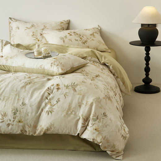 【热卖推荐】自然醒双层纱印花暗合四件套HS 商品图3